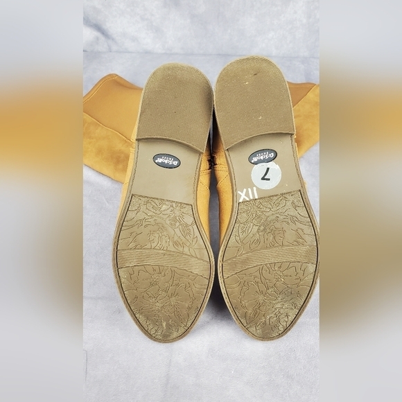 Dr. Scholl's Shoes Womens Rate Tan Faux Leather Knee-High Boots Shoes Size 7M - Picture 8 of 12